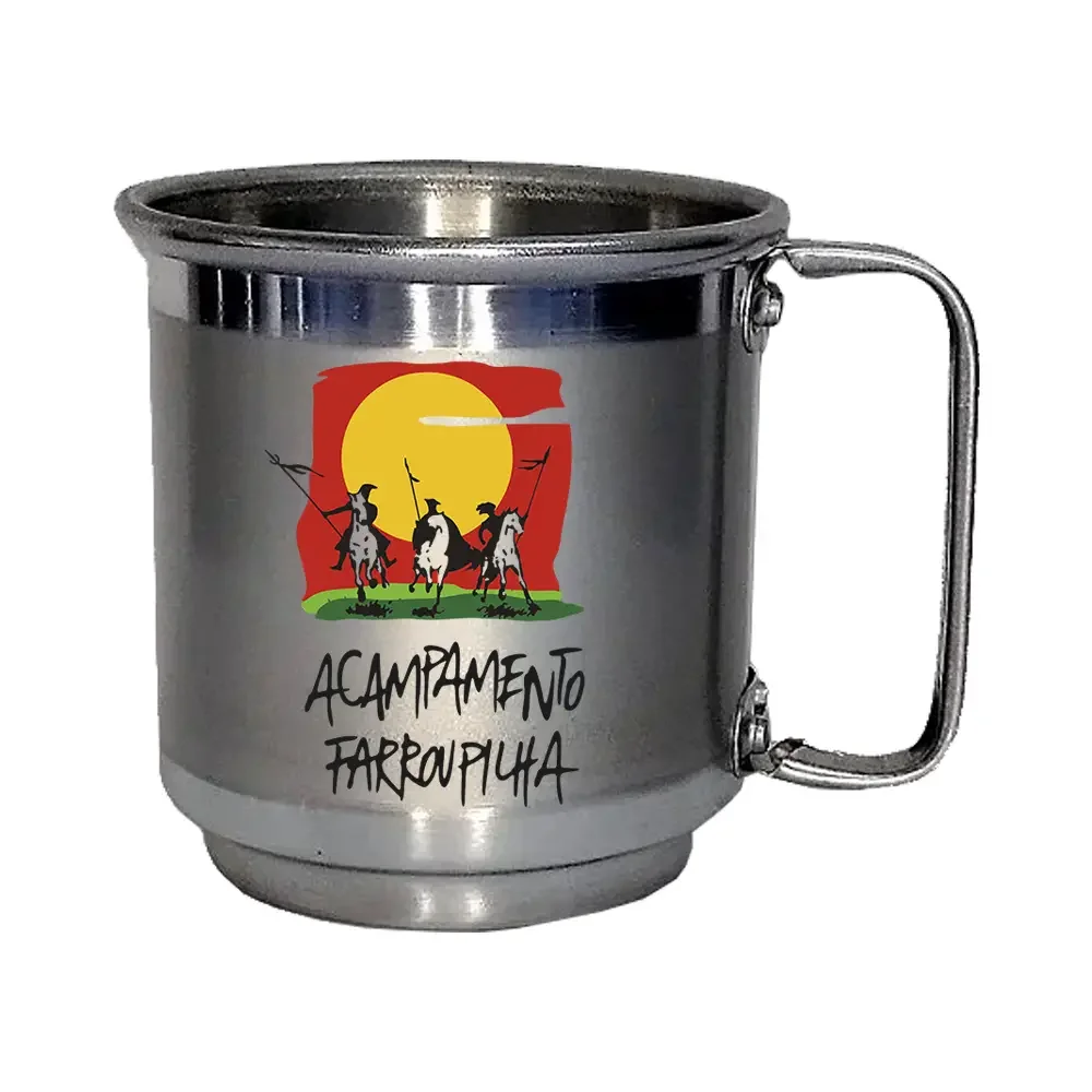 Caneca de Chopp Alumínio Acampamento Farroupilha c12