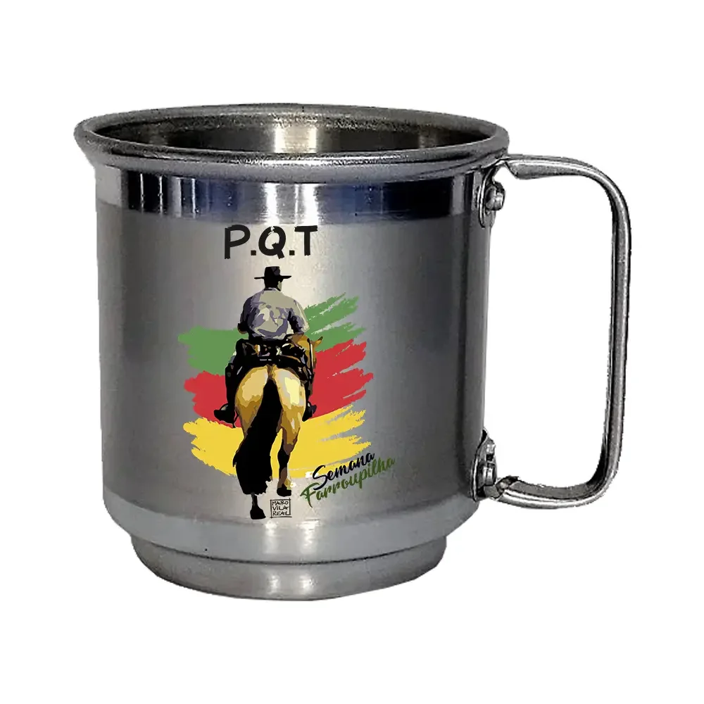 Caneca Alumínio P.Q.T Semana Farroupilha c14