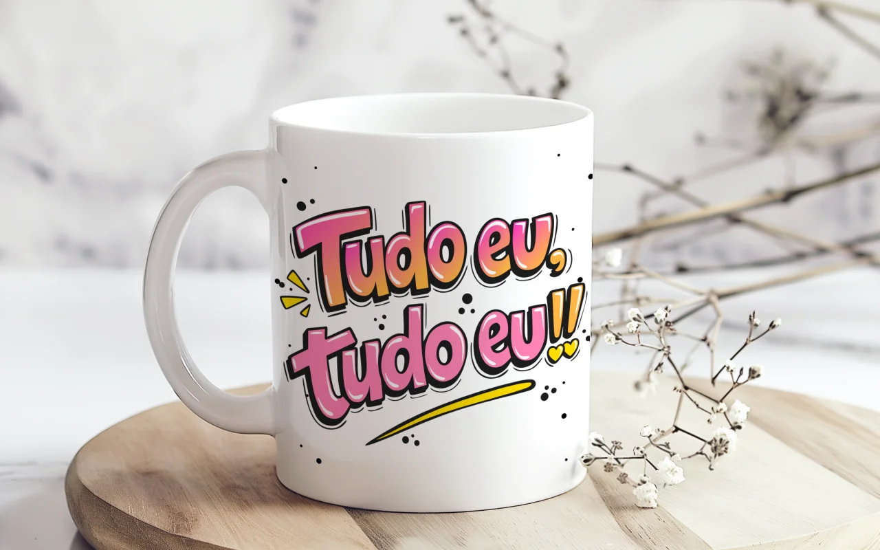 Caneca Tudo eu, Tudo eu! - Colorida