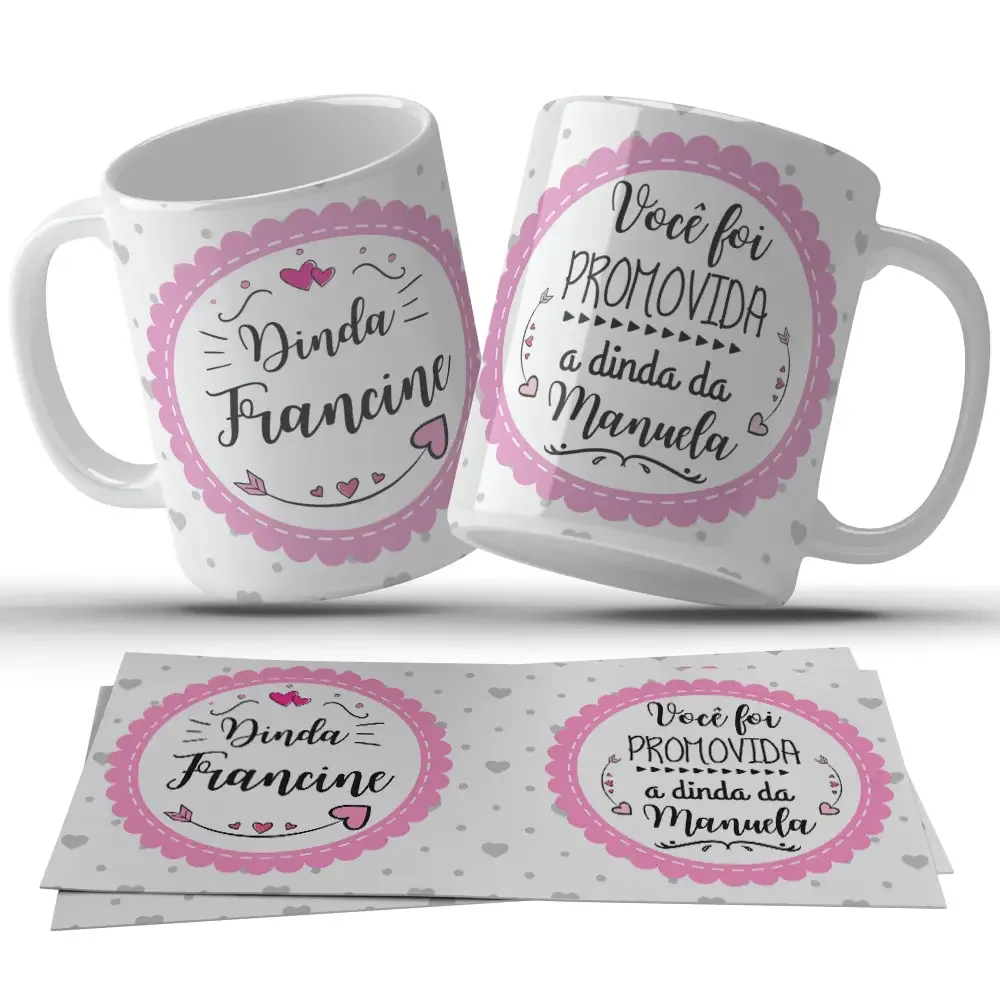 Caneca Dinda - Promovida a Dinda c11
