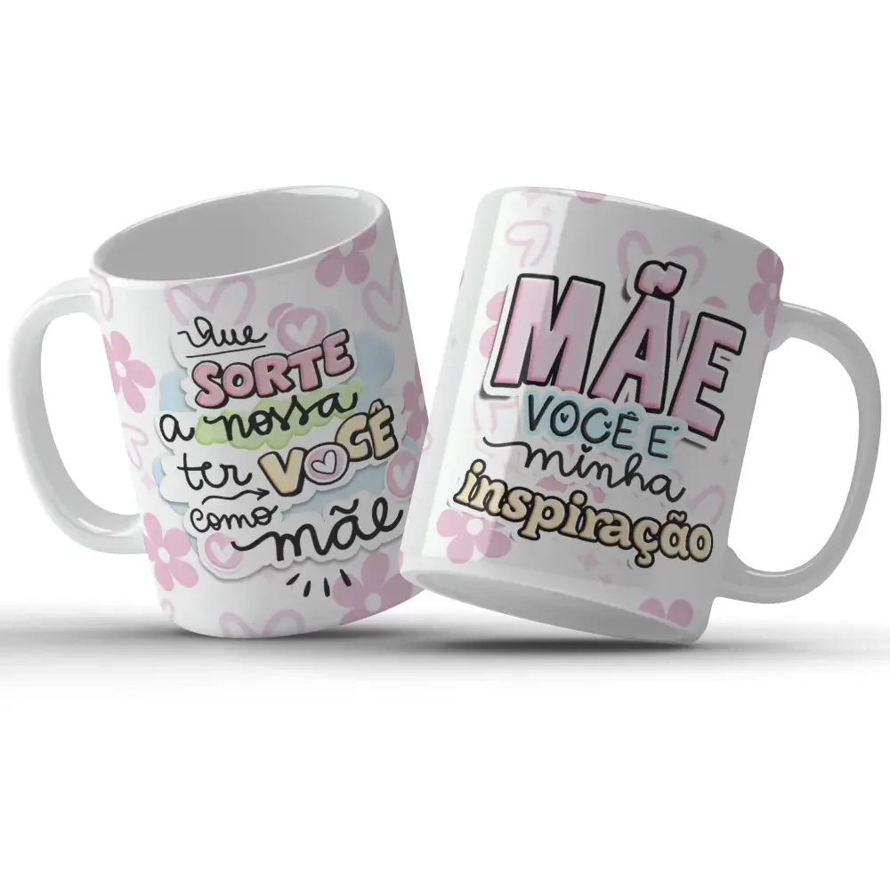 Caneca Mãe Inspiração - Presente Dia das Mães