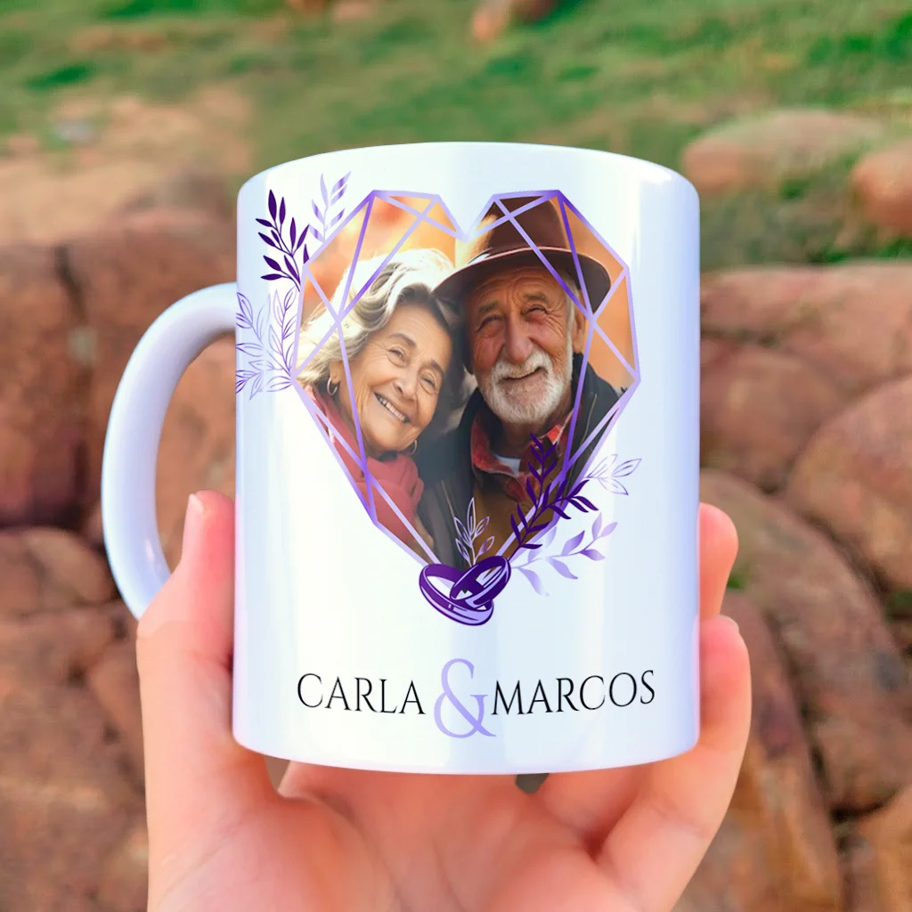 Caneca Bodas de Ametista 55 Anos c11