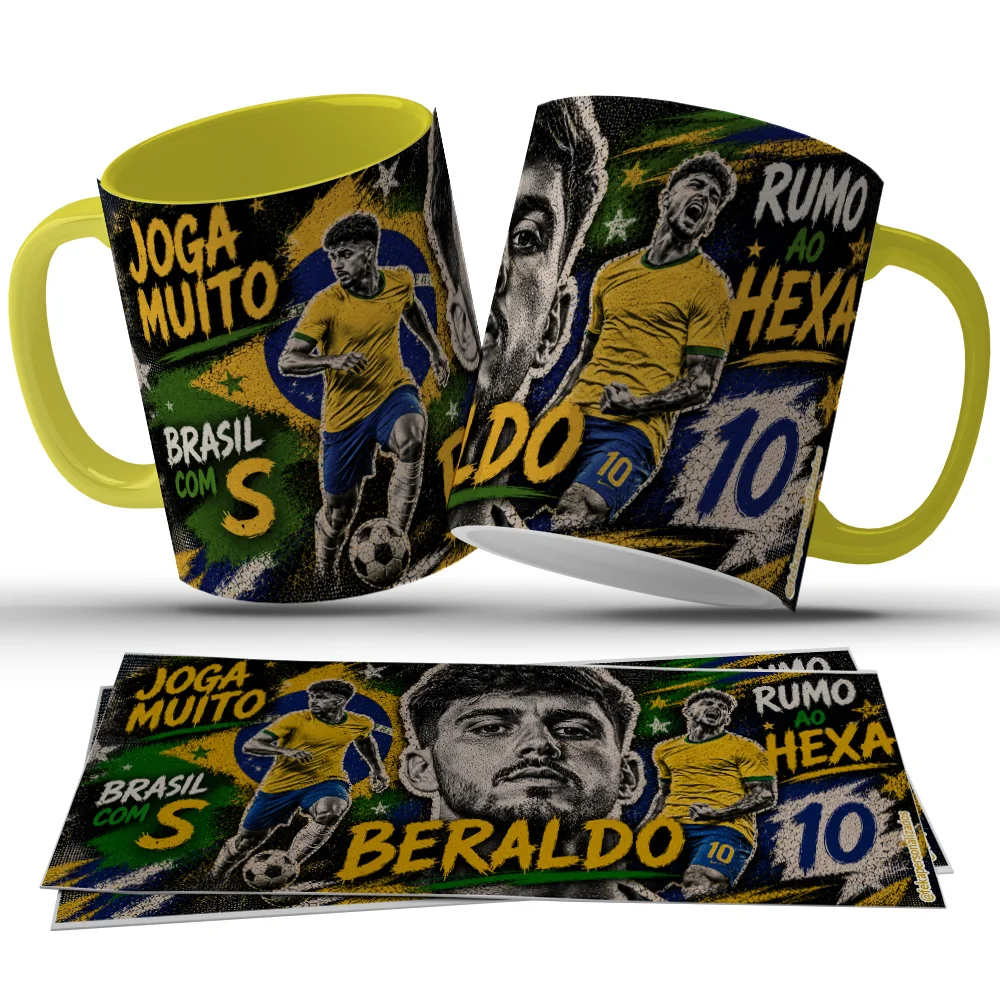 Caneca Beraldo 10 Brasil - Joga Muito c22