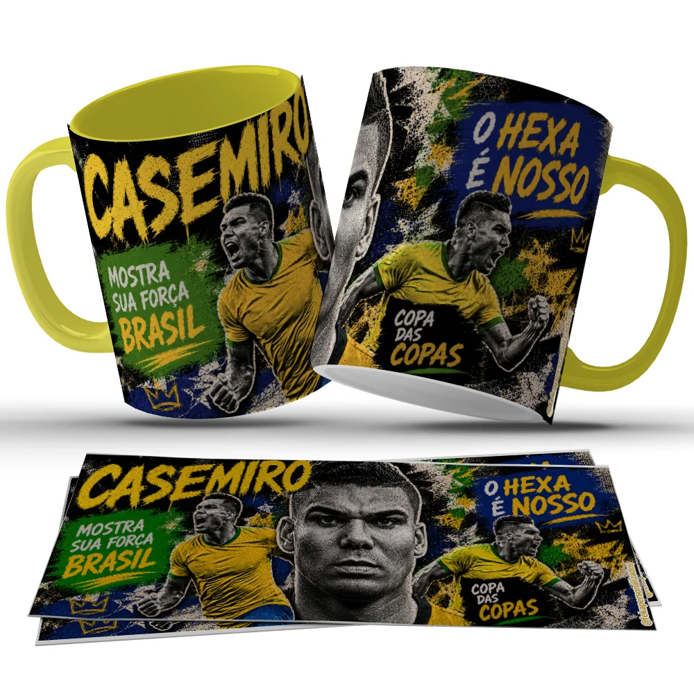 Caneca Casemiro Copa das Copas Brasil c33