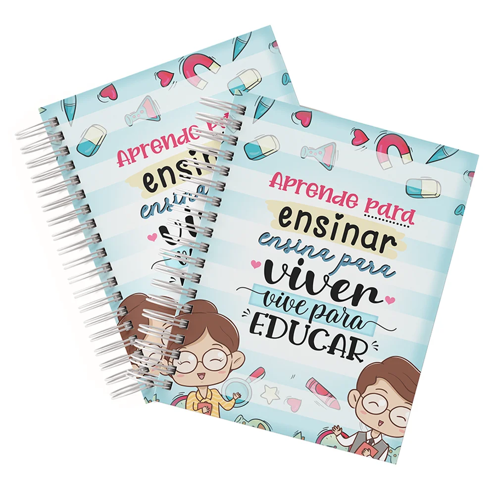 Agenda Espiral Aprende para Ensinar Ensina para Viver Educa