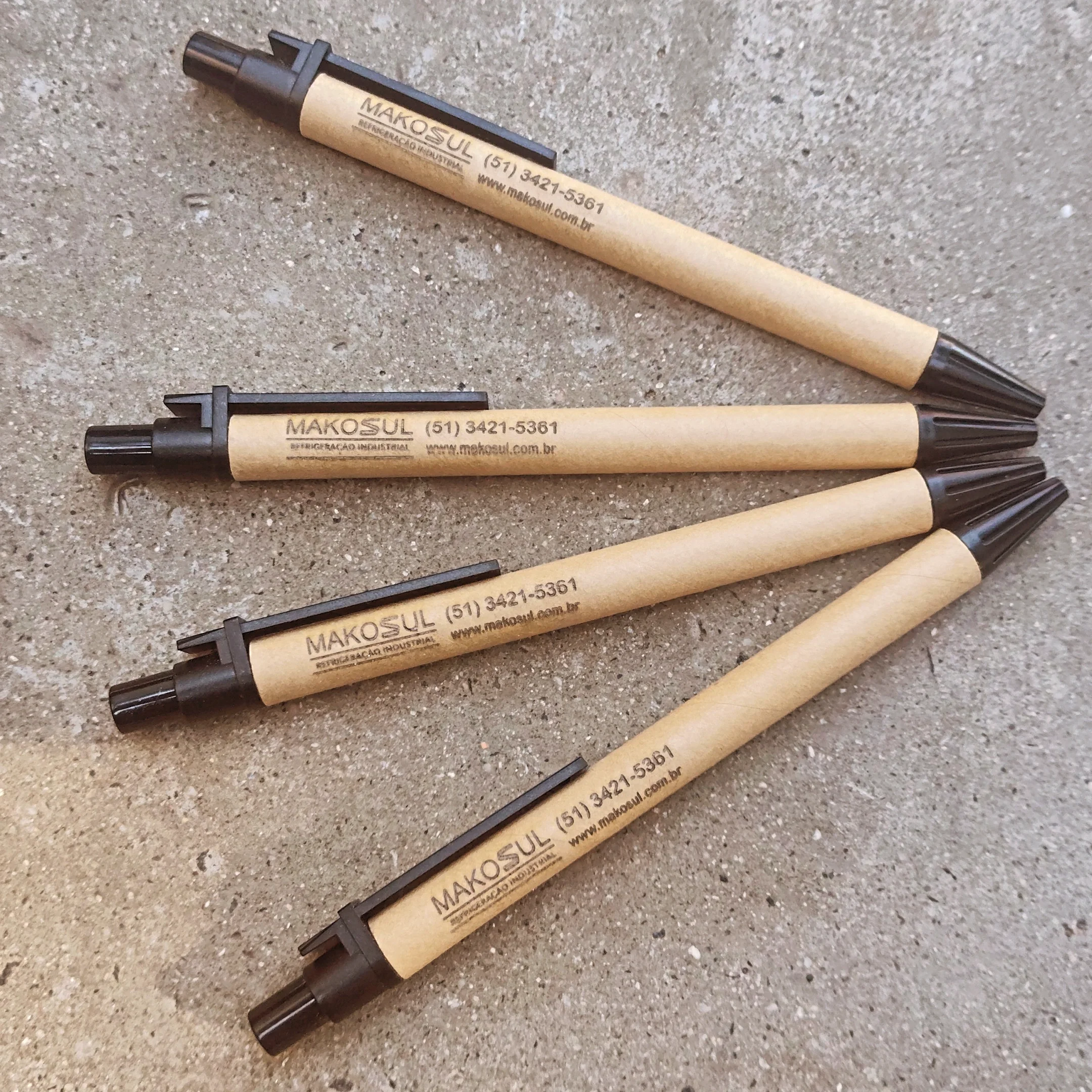 Caneta Ecológica Personalizável Kraft