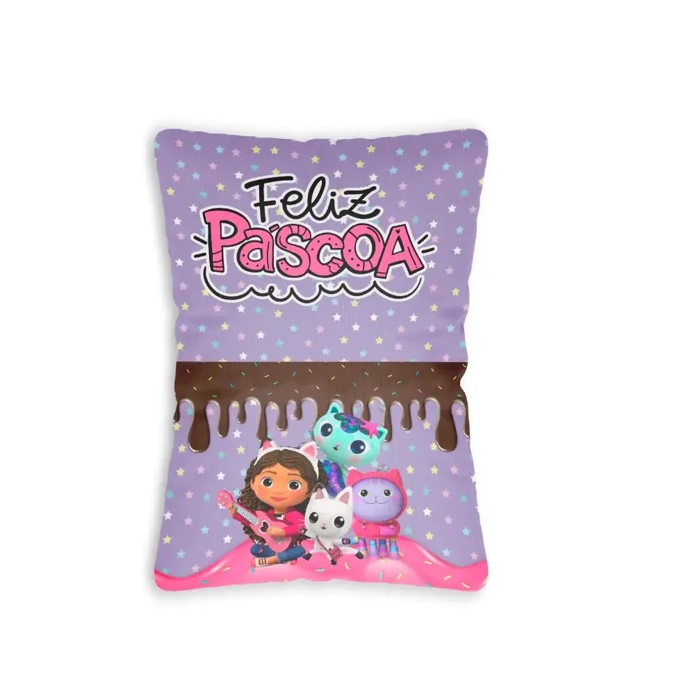 Almofada Com Bolso Feliz Páscoa c11