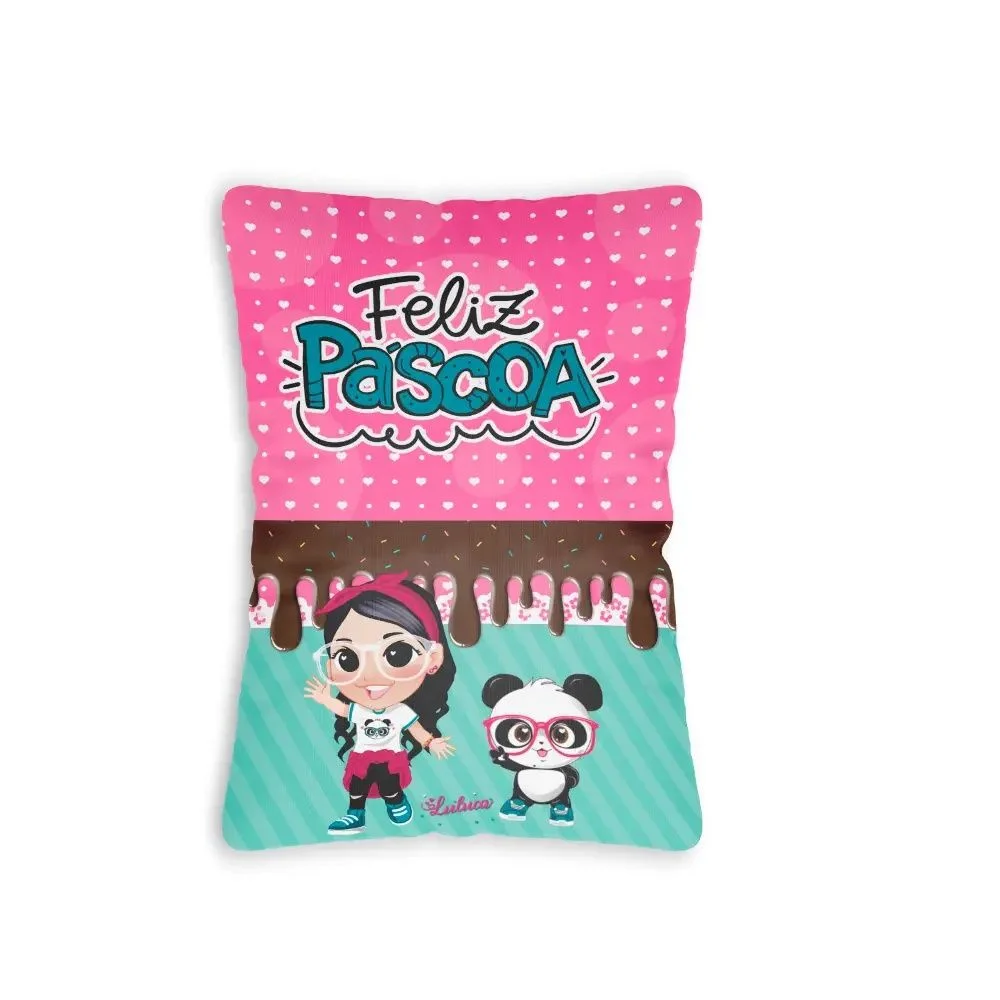 Almofada Com Bolso Feliz Páscoa c12