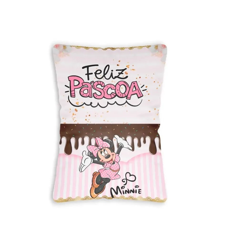 Almofada Com Bolso Feliz Páscoa c14