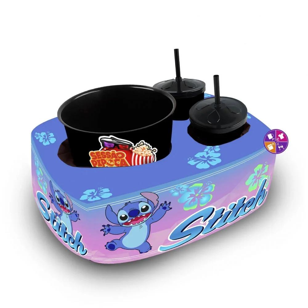 Almofada de Pipoca Stitch Lilo & Stitch